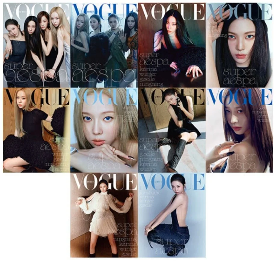 VOGUE aespa ウィンター 2冊セット 雑誌 aespa ウィンター VOGUE 雑誌 2種セット Official preorder VOGUE